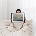 thumbnail image 2 of Harbor Harmony - Perama Greece Photography Harbor Silhouette Seascape Nautical Maritime Port Marine Life Black Framed Wall Art Print 6 x 8 inches, 2 of 8