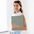thumbnail image 5 of Haosy 2 Pack Hardcover 3 Ring Binder 1.5 Inch Ring Decorative Binder Organizer for Home School Office, Spearmint, 5 of 10
