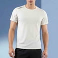thumbnail image 2 of Mens Summer Shirts - Men's Workout Shirts Short Sleeve Tees Quick Dry Moisture Wicking Athletic Gym Running Crewneck T-Shirt, 2 of 5