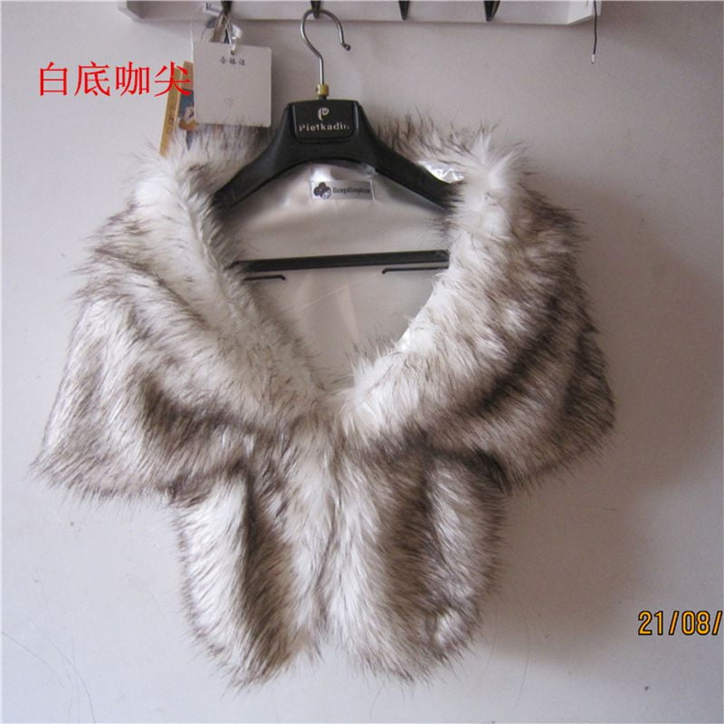 womens fur shawl