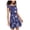 Navy, variant on City Studio Womens Lace Floral Mini Dress, Blue, Juniors, 9