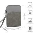 thumbnail image 3 of senveriont Sac Portable pour Tablette Réutilisable Revêtement PU Imperméable Anti-Poussière pour Protection Organisateur Étui de Rangement Remplacement Gris, 3 of 6