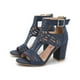 thumbnail image 4 of Sandalias de boca de pez hueca con tacones altos gruesos para mujer Wmkox8yii hfjk3428, 4 of 8