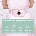 thumbnail image 4 of Fiudx Almohadilla Térmica Menstrual, 3 Modos de Temperatura con Masaje Vibratorio, Recargable Por Usb, Pantalla Led para Un Fácil Control, Alivio de Calambres, Diseño Ligero, Ideal para Sujetar La Ci, 4 of 6