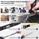 thumbnail image 5 of Pantalla digital Soldadura de hierro Kit Temperatura ajustable 80W Soldadura Calentador Conjunto de herramientas de reparación de electrónica manual con 5 consejos Black EE. UU. Eigraketly TO001082-04, 5 of 6