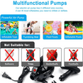 thumbnail image 6 of SPACEMUSE AC Electric Air Pumps for Inflatables Air Mattress, Gymnastics Track Mat, 110-120V AC Quick Fill Inflator&Deflator for Pool Floats, Dock Raft, Swimming Ring, with 5 Nozzles, (600W), 6 of 6