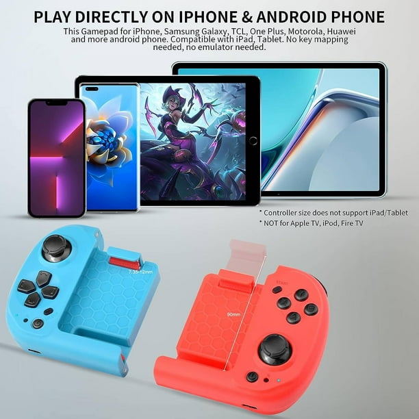 Manette Sans Fil ADVT MANBAONE – écran RVB – Pour Switch/PC/Android/iOS – Neuve
