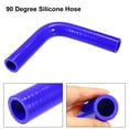 thumbnail image 4 of Unique Bargains 25mm 0.98" ID 90 Degree Elbow Silicone Reducer Hose Pipe Bend Turbo Water Intercooler Blue, 4 of 6