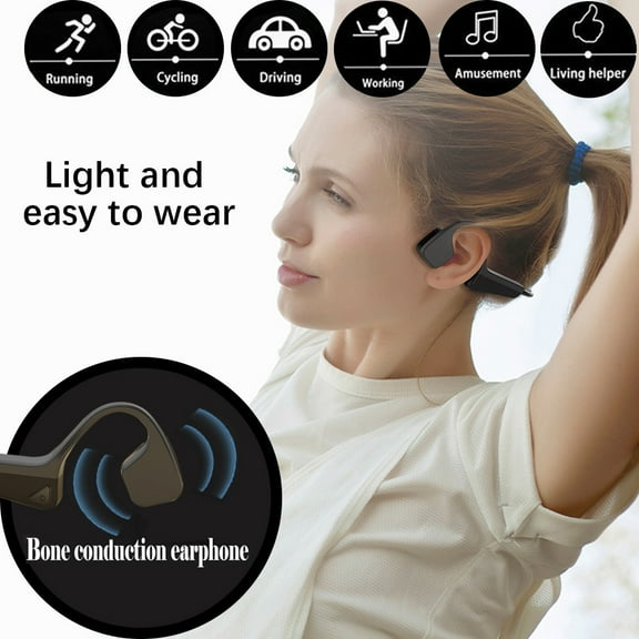 FYHALE Wireless-Conduction Bluetooth Earphone Headset Sports Headphone