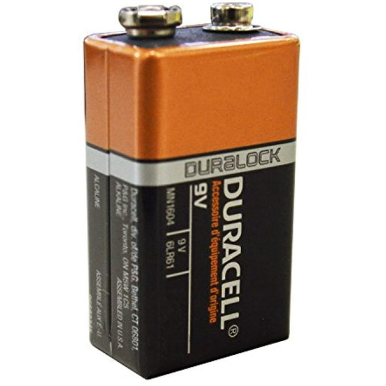 Duracell Plus 9V Alkaline MN1604 piles (lot de 10)