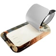 thumbnail image 2 of Square 2Pack PU Leather Squirrel Cruise Luggage Tag with Privacy Cover and Name ID Tag for Travel Handbags Backpacks Luggage Tags, 2 of 6
