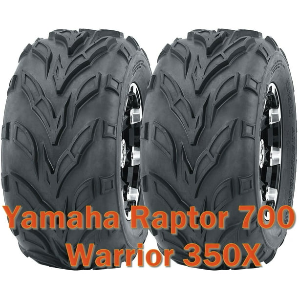 Yamaha Raptor 700 Warrior 350X ATV front tires set 22x710 22x7x10