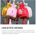 thumbnail image 4 of Sonducket Bolsita de estilo chino, bolsas de tela colgantes portátiles con borla, bolsa Vintage, regalos, recuerdo de fiesta, decoración de Ropa, zapatos y accesorios Miscelánea Verde, 4 of 6