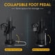 thumbnail image 4 of Bike Pump with Pressure Gauge, Bicycle Pump with Presta & Schrader Valves Bike Pump for all Bikes, Foot Pump for Car Tyres, Road Mountain Bikes & Ball, 4 of 5