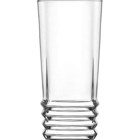 Vikko Water Glasses, Set of 6 Drinking Glasses, Thick and Durable Tumbler, 11.5 Ounce Tall Kitchen Glasses, Dishwasher Safe Highball Glass Tumbler, Heavy Duty Cups