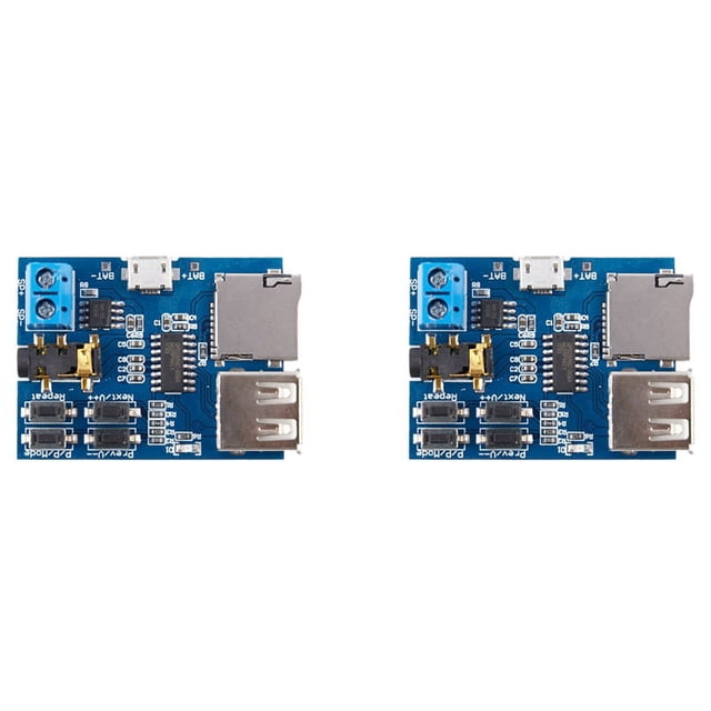 2X la Placa Decodificadora Sin Pérdida de Mp3 Viene con Un Amplificador Decodificador de Mp3 Tarjeta TF Reproductor de Decodificador de Disco U