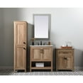 thumbnail image 6 of Elegant Kitchen and Bath 24 Inch Wide Bathroom Storage Freestanding Cabinet In Natural Oak, 6 of 14