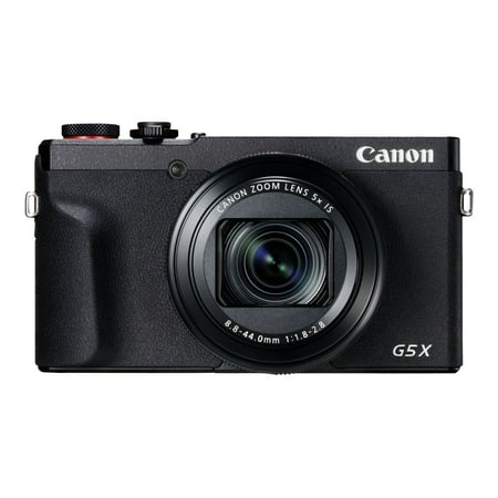 Canon - PowerShot G5 X Mark II 20.1-Megapixel Digital Camera - Black