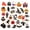 Style C 30PCS, variant on 50PCS Halloween Charms, Assorted Bat Pumpkin Enamel Charm Pendants Halloween Charms for Jewelry Making Bracelet Necklace Earrings DIY Crafts Gifts