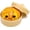 #CC4-Marble Orange, variant on Yellow Marble Design Mystery Dumpling Squishies With Steamer Box Collectible Steamed Bun Stress Relief Set With Gift Packaging For Anxiety Relief And Focus
