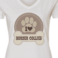 thumbnail image 4 of Inktastic Border Collie Dog Gifts Women's V-Neck T-Shirt, 4 of 5
