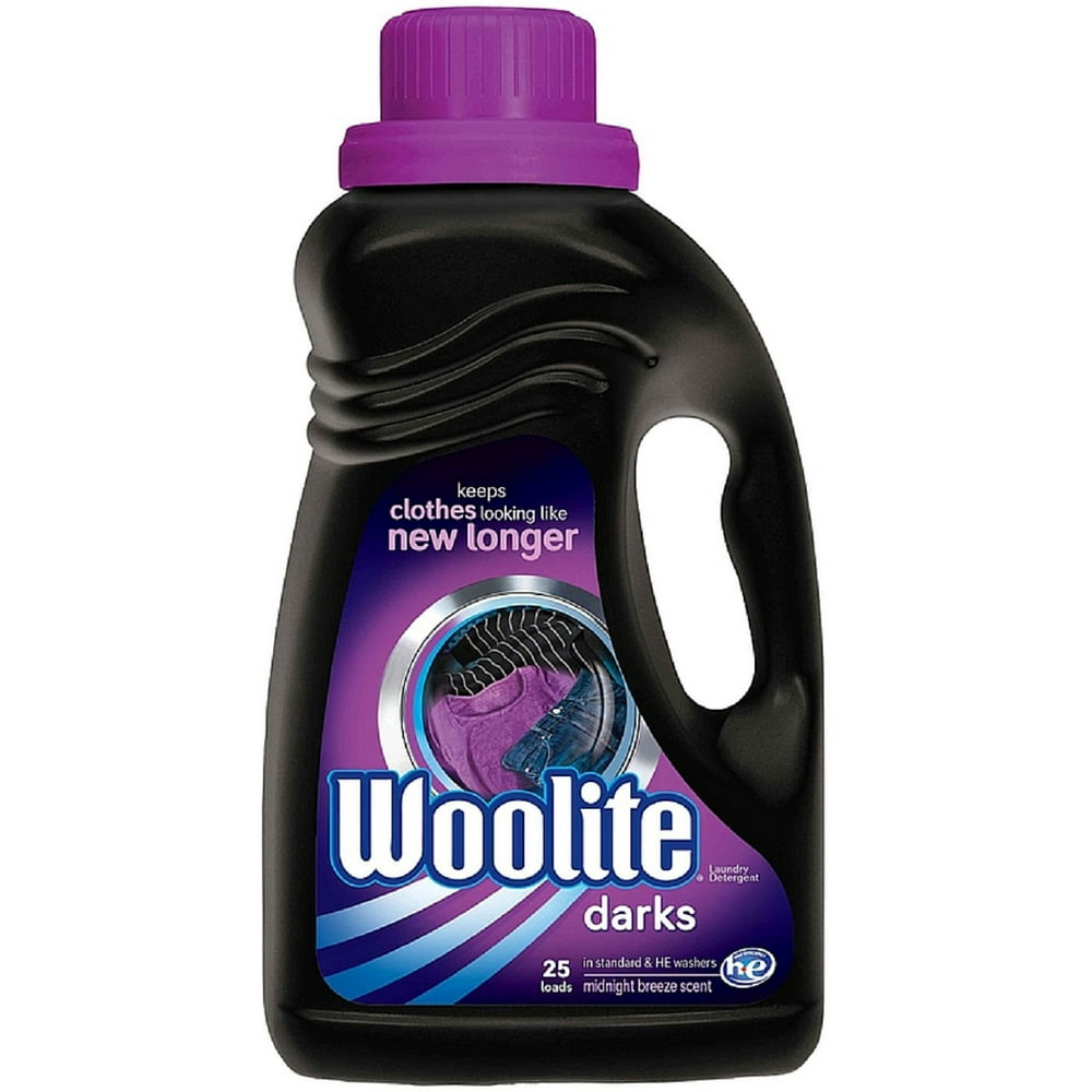Woolite Darks Liquid Laundry Detergent, Midnight Breeze Scent 50 oz