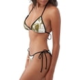 thumbnail image 2 of Lsque Cattle Drive By Two Cowboys 1 Pattern Women Two Piece Swimsuit Sexy Swimwear Halter String Triangle Bikini Sets, 2 of 6