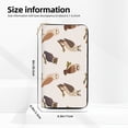 thumbnail image 2 of Leather Thin Slim Wallets for Women Men - Branch Owls Clutch Card Wallet for Women Men with Zipper, 2 of 7