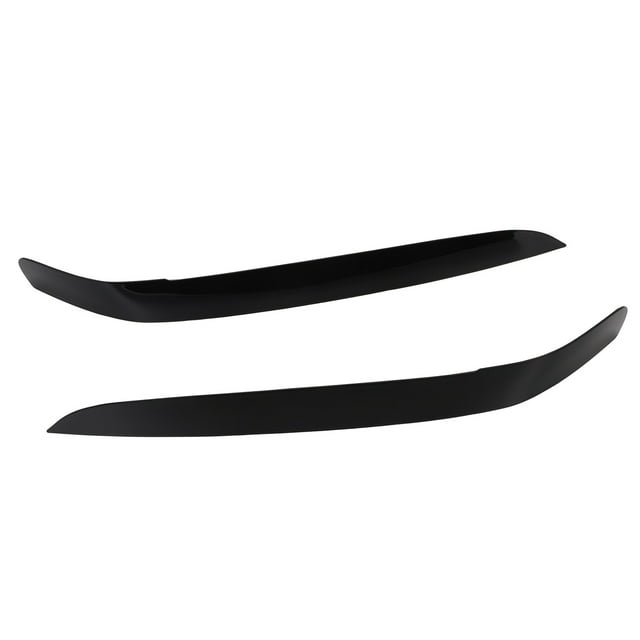 Front Headlight Eyelid, Decorative Adhesive Installation Head Light Eyelid Black Anti Scratch For Replacement