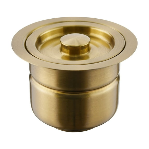 4.5" Stainless Steel Basket Drain in Gold