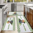 thumbnail image 6 of Kitchen Rugs Sets 3 Piece with Runner Floral Kitchen Floor Mat Carpet Farmhouse Rugs and Mats Non Skid Washable Runner Rug for Kitchen Office Sink Laundry, 6 of 12