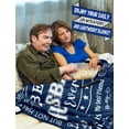 thumbnail image 6 of Gifts for Husband, Husband Gifts from Wife Blanket, Husband Birthday Gift Ideas, Anniversary Wedding Gifts for Husband Men Him, Mens Birthday Gifts for Husband, Throw Blankets 50"X60", 6 of 6