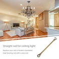 thumbnail image 2 of MIANGASTORE Chandelier Bearing Rod Chandelier Rod Ceiling Light Support Rod 20cm Lamp Tube, 2 of 8