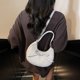 thumbnail image 2 of Bolso de mano con lazo de color sólido simple para mujer, bolso de hombro informal, versátil y de moda, novedad de verano 2025, 2 of 5