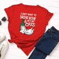 thumbnail image 1 of Hauts d'Été pour Femmes Grande Taille Femmes Été T-Shirt à Lettres Imprimées à Manches Courtes Tunique Décontractée Hauts Blouse T-Shirt à Col en V Femmes en Liquidation, 1 of 3