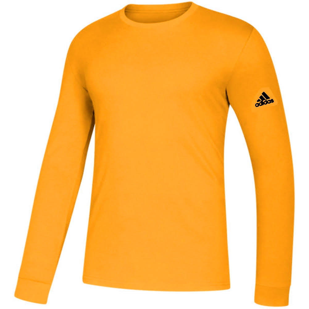Adidas Men's Go To Performance Climalite Long Sleeve Active Tee Sport T-Shirt, Black, M