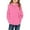 Hot Pink, variant on Kovlvoll Girls Fuzzy Fleece Hoodies Children Winter Sherpa Casual Warm Long Sleeve Pullover Sweatshirts with Pockets 5-14 Years