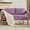 Lilac, variant on S-HOME Teddy Fleece Chair with Gold Metal Legs, Modern Side Chair for Dressing Area and Reception Room,Lilac