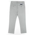 thumbnail image 2 of Buyless Fashion Boys Pants Flat Front Cotton Slim Fit Casual Straight Cut - 19S1824-F-GRY-12, 2 of 7