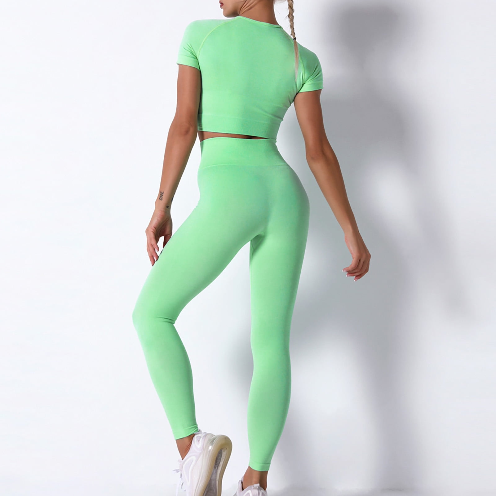 Lime green workout store clothes