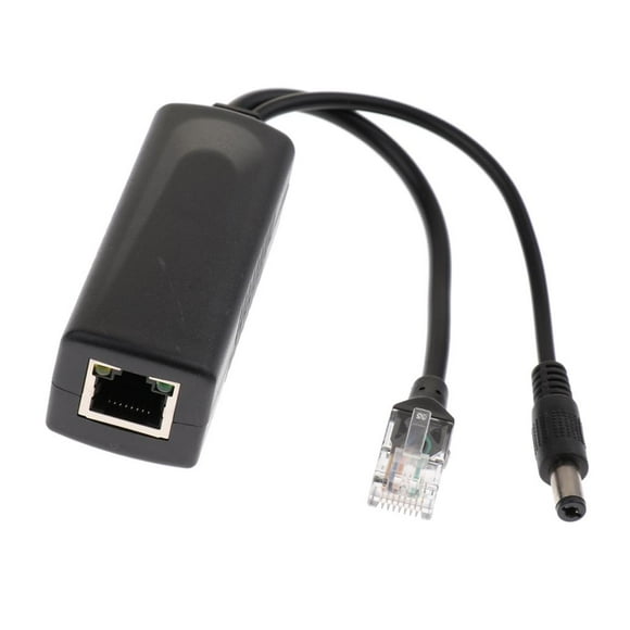 Yinanstore Active 12V PoE Splitter Adapter 802.3af At Compliant 10/100Mbps, DC 12V Output For IP Camera Wirelss AP Voip Phone