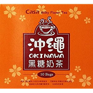 NineChef Bundle - Casa Okinawa Brown Sugar Milk Tea 8.81 Oz (1 Pack) + 1 NineChef Brand Long Handle Spoon