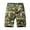 Khaki, variant on IROINNID Men's Summer Camouflage Outdoors Cargo Elastic Workout Shorts