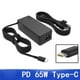 thumbnail image 3 of New Universal 65W USB-C Portable Charger for Chromebooks, Thinkpads, Laptops, Phones, PD Fast Charging, Type-C Power Adapter, 3 of 5