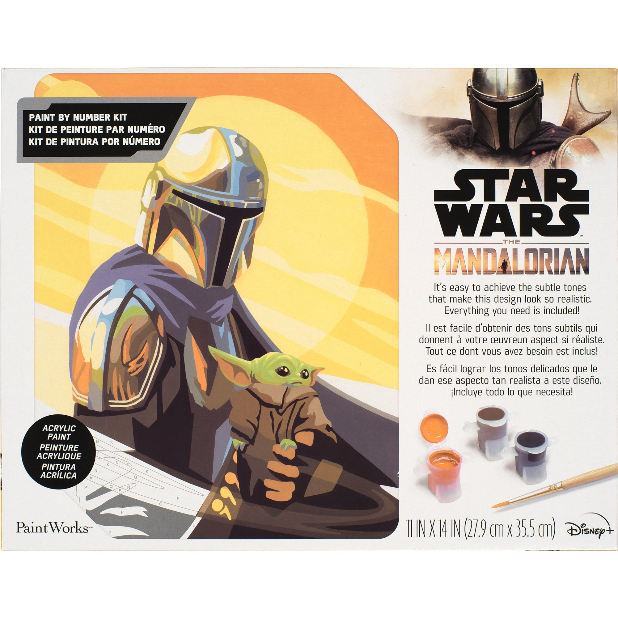 Paintworks® Mandalorian Paint-by-Number Kit