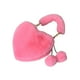 thumbnail image 2 of Bolso de mano sintética para mujer, bolso para axi corazón suave de invierno Rosado Hugo  Bolso de piel sintética, 2 of 4