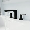 thumbnail image 3 of ANZZI 2-Handle 3-Hole 8 in. Widespread Bathroom Faucet With Pop-up Drain in Matte Black & Brushed Nickel, 3 of 8