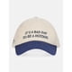 thumbnail image 3 of Gorra de Béisbol Patriótica para Mujer - Gorra con Visera Curva Algodón Transpirable, Blanco MNFD, 3 of 4