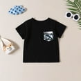thumbnail image 4 of ibuvkizy Baby Girl Clothes Toddler Girl Short Clothing Sets,Toddler Kids Baby Boys Fashion Cute Short Sleeve Tree Print Casual Pocket Shorts Suit,Summer Casual Top Tee Shirts,Gifts for Her, 4 of 9