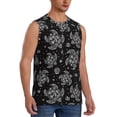 thumbnail image 2 of Fotbe Men's Turtle Print Men's Sleeveless Muscle Tank Tops Casual T-Shirts for Gym Workout Beach-Medium, 2 of 8